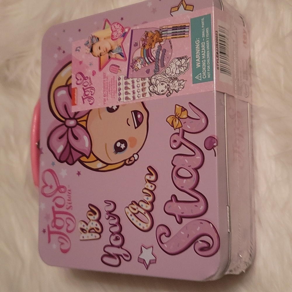 New Jojo Siwa Tin Activity Set